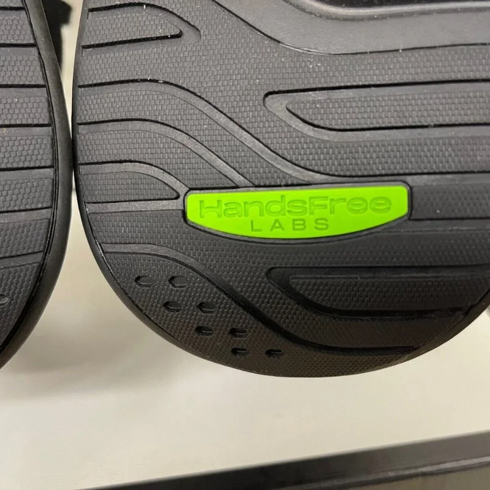 Kizik Athens Hands Free Triple Black Running Shoes Sneaker Womens Size 15.5 Wide